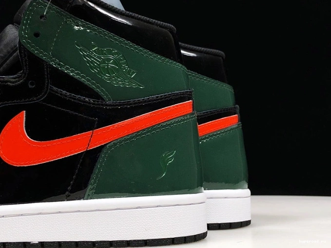 Retro SoleFly x OG 1 Team Black Jordan Orange-Fir AV3905-038 High Air 0718